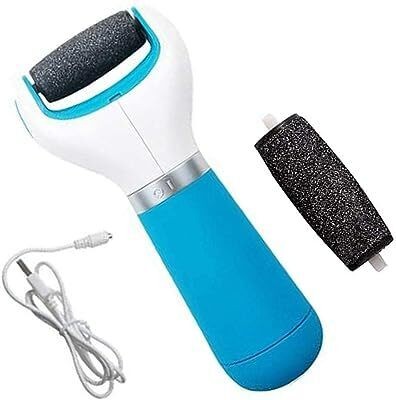 Scholl Velvet Smooth Pedicure USB Roller Callus Remover Foot Cleaner Hard Skin Scrubber