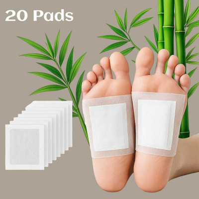 FlyTouch Herbal Foot Pads for Toxin Relief, Stress Reduction and Full-Body Detox