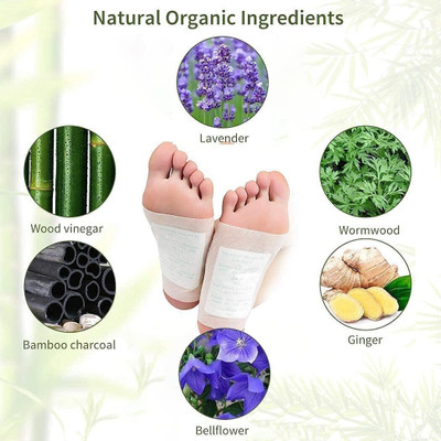 WAIRIT Premium Quality Cleansing Detox Foot Patch Toxin Remover(2 Pkt-20 Pads) W94