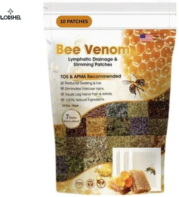 LORSHEL Bee venom foot patches for fast relief and toxin cleansing overnight