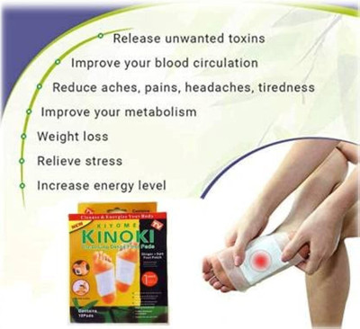 MAITRI ENTERPRISE Premium Quality Cleansing Detox Foot Patch Toxin Remover(2Pkt-20 Pads) M73