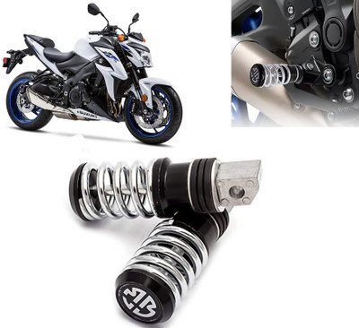 AUTO PEARL Anti Theft Motorcycle Security Alarm System with 2 Remotes for GSX-S1000 ABS Foot Rest(Black)