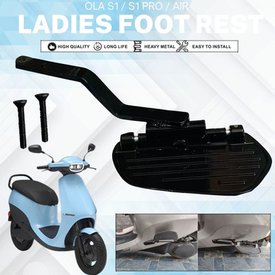 SRPHERE Scooter Footrest Stand Compatible with Ola Electric S1 & Ola S1 Pro Black Foot Rest(Black)