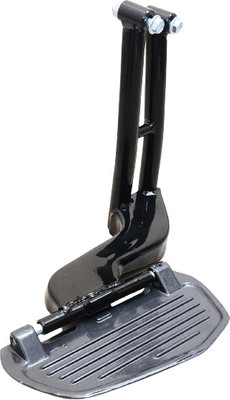 WHEETOYKART Bike Footrest Ladies Rear Footrest For ttTVSss Jupiter BS4 || BS6, I-Qube Only Foot Rest(Black)