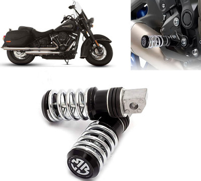 AUTO PEARL Spring Coiled Foot Rest Black for Heritage Softail Classic Foot Rest(Black)