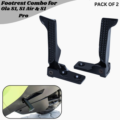 ENEMYT QX7 Good Quality Ola S1, Pro, Air, X+, Left and Right Side Footrest Foot Rest(Black)