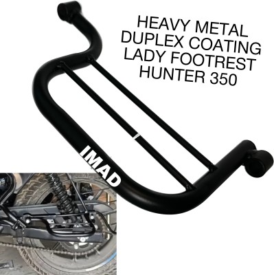 imad HEAVY METAL DUPLEX COATING LADY FOOTREST FOR HUNTER 350 Foot Rest(Black)