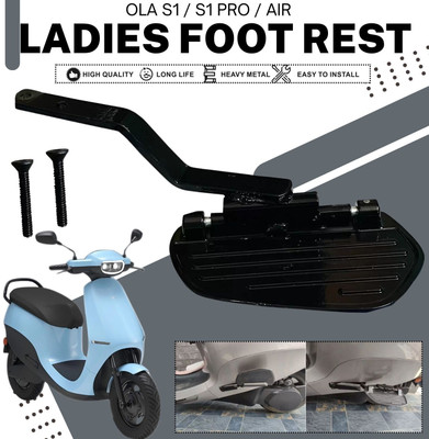 SRPHERE HMX- High & Heavy Quality Footrest Compatible For Scooter Ola Electric S1/S1 Pro Foot Rest(Black)