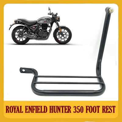 DAZZRIDE Heavy Duty Quality Duplex Coating Lady Foot Rest For Royal Enfield Hunter 350 Foot Rest(Black)