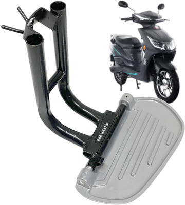 Dhe Best Scooty Stylish Heavy Duty Metal Rear Foot Rest For Hero Electric Atria Foot Rest(Black)