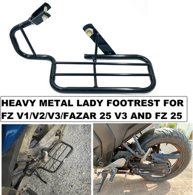 Vtrust HEAVY METAL LADY FOOTRESR FOR FZ V1,V2,V3 AND FZ25 NEW MODEL Foot Rest(Black)