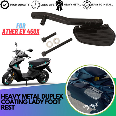 ENEMYT ATHF2 NEW HEAVY QUALITY FOOT REST ATHER EV 450X & 450 Plus 3rd Generation Foot Rest(Black)