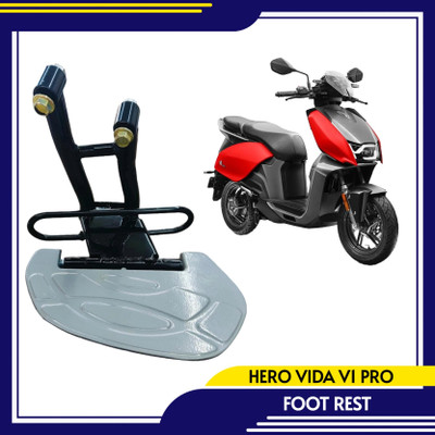 Autoladders Ladies Foot Rest Stand Compatible for Hero Vida V1 Pro Foot Rest(Silver)