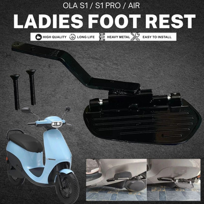 anmol enterprises HMX- Premuim Footrest Stand Compatible For Scooter Ola Electric S1/S1 Pro Foot Rest(Black)
