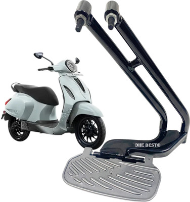 Dhe Best Scooter Side Rear Pillion Ladies Footrest Stand For Chetak 2903 Foot Rest(Black)