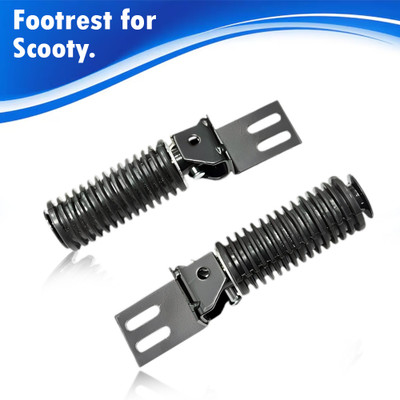 Allowing NEW DESIGN S_0 SCOOTY FOOTREST Foot Rest(Black)