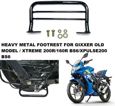 anmol enterprises Lady Step Footrest Gixxer / CBZ Xtreme / Pulse Foot Rest(Black)