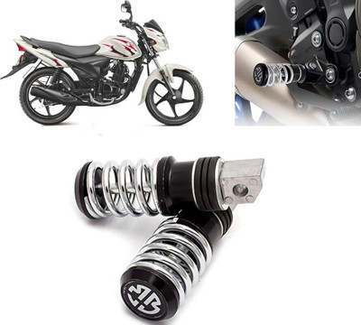 AUTO PEARL Anti Theft Motorcycle Security Alarm System with 2 Remotes for Hayate Foot Rest(Black)