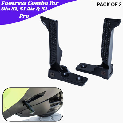 ENEMYT QX5 Good Quality Ola S1, Pro, Air, X+, Left and Right Side Footrest Foot Rest(Black)