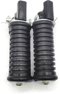 MJAuto Rear Footrest for Yamaha RX-100 Pack of 2 Foot Rest(Black)