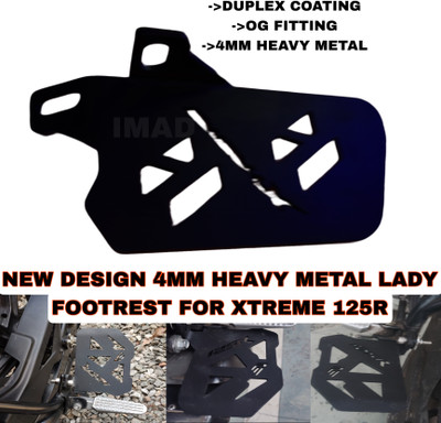 imad XTREME 125R LADY FOOTREST Foot Rest(Black)