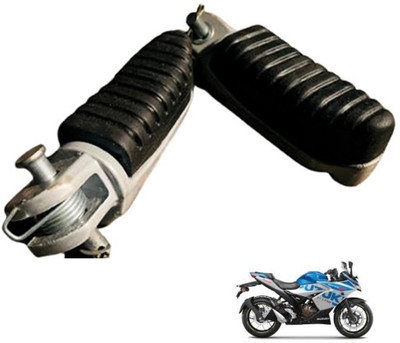 anmol enterprises Footrest Assembly Compatible for Suzuki Gixxer Front-Left Hand/ Front-Right Hand Foot Rest(Black)