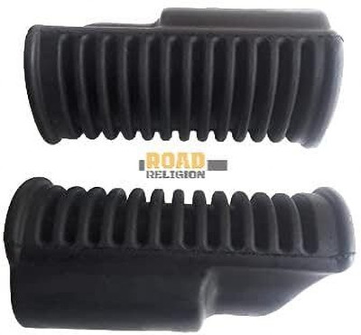 road religion Heavy-Duty Rubber Footrest for Classic 350 - Durable Construction Foot Rest(Black)