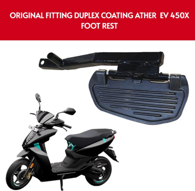 Autoladders Footrest Compatible For Ather Scooter 450x & 450 Plus 3rd Generation Foot Rest(Black)