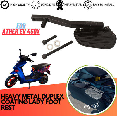ENEMYT ATHF6 NEW HEAVY QUALITY FOOT REST ATHER EV 450X & 450 Plus 3rd Generation Foot Rest(Black)