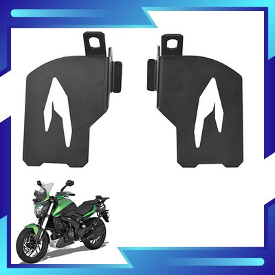 DAZZRIDE Heavy Quality Lady Mount Dominar 250/400 Bike Wide Footrest Pillion Left, Right Foot Rest(Black)
