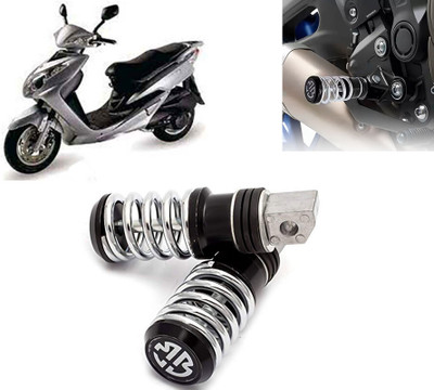 AUTO PEARL Spring Coiled Foot Rest Black for Kine Foot Rest(Black)