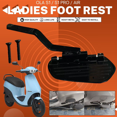 SRPHERE AGX-MV2 Ladies Footrest Assly. Compatible for OLA S1 / S1 Pro Electric Scooter Foot Rest(Black)