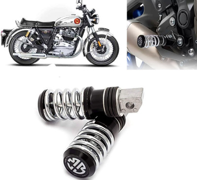 AUTO PEARL Anti Theft Motorcycle Security Alarm System with 2 Remotes for Interceptor 650 Foot Rest(Black)