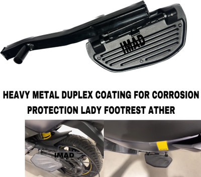 imad HEAVY METAL LADY FOOTREST ATHER EV Foot Rest(Black)