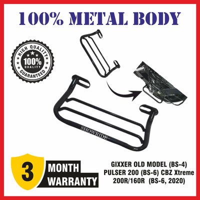 Huims PRIMUM HEAVY METAL FOR GIXXER OLD MODEL / XTREME 200R/160R BS6/XPULSE200 BS6 Foot Rest(Black)