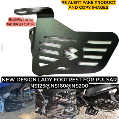 Aklin Boky LADY FOOTREST FOR NS125/NS200/NS160 Foot Rest(Black)