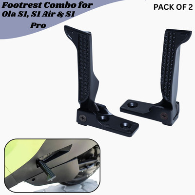 ENEMYT QX3 Good Quality Ola S1, Pro, Air, X+, Left and Right Side Footrest Foot Rest(Black)
