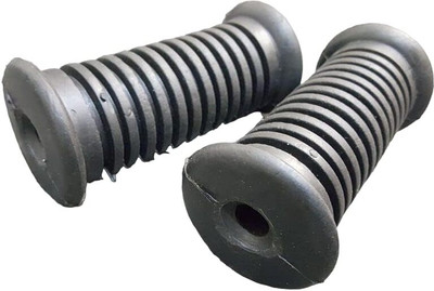 Chinkraft Footrest Rubber with Classic, Bullet, Standard & Thunderbird (Old Models) Foot Rest(Black)