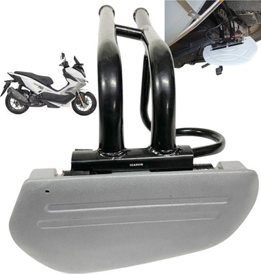 OZANGO Bike Metal adjustable Rear footrest For Hero Xoom 160 Foot Rest(Black, Grey)