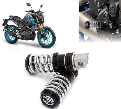 AUTO PEARL Anti Theft Motorcycle Security Alarm System with 2 Remotes for MT-15 BS6 Foot Rest(Black)