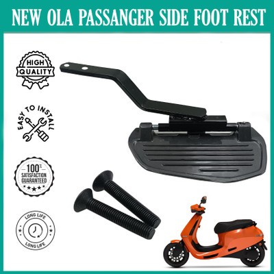 DAZZRIDE DZRD-QE Ladies Footrest Assly. Compatible for OLA S1 / S1 Pro Electric Scooter Foot Rest(Black)