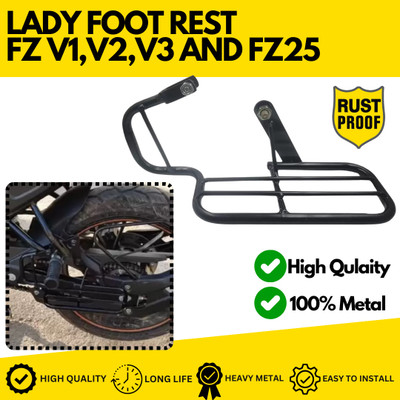 ENEMYT FT1 HEAVY METAL LADY FOOTRESR FOR FZ V1,V2,V3 AND FZ25 NEW MODEL Foot Rest(Black)
