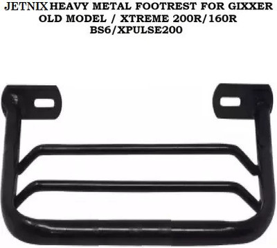 Jetnix HEAVY METAL FOOTREST FOR GIXXER OLD MODEL / XTREME 200R/160R BS6/XPULSE200 BS6 Foot Rest(Black)