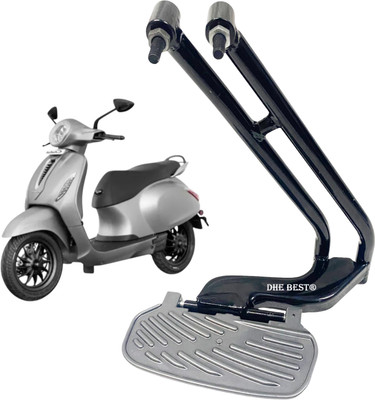 Dhe Best Scooter Rear Ladies Footrest / Foot rest For Chetak 3202 Foot Rest(Black)