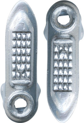 Vtrust Footrest Assembly Compatible For Suzuki Access, Rear Left Hand, Rear Right Hand Foot Rest(Silver)