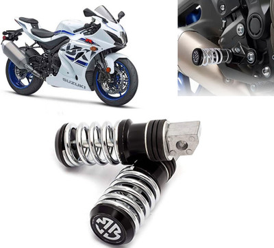 AUTO PEARL Anti Theft Motorcycle Security Alarm System with 2 Remotes for GSX-R1000 ABS Foot Rest(Black)