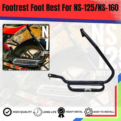 SRPHERE NSS2 HEAVY QUALITY LADY STEP FOOTREST FOR NS125/NS160/NS200 Foot Rest(Black)