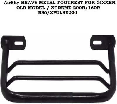 AIRSKY HEAVY METAL FOOTREST FOR GIXXER OLD MODEL / XTREME 200R/160R BS6/XPULSE200 BS6 Foot Rest(Black)