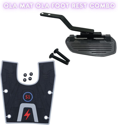 SRPHERE A1 GOOD QUALITY OLA FOOT REST OLA FOOT MAT COMBO Foot Rest(Black)
