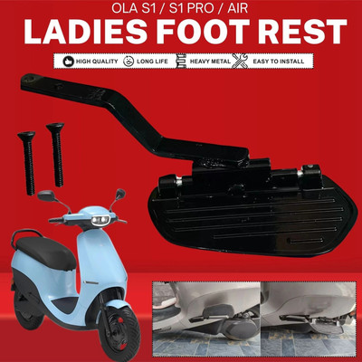 anmol enterprises HMX- Footrest Stand Compatible For Scooter Ola Electric S1/S1 Pro Foot Rest(Black)